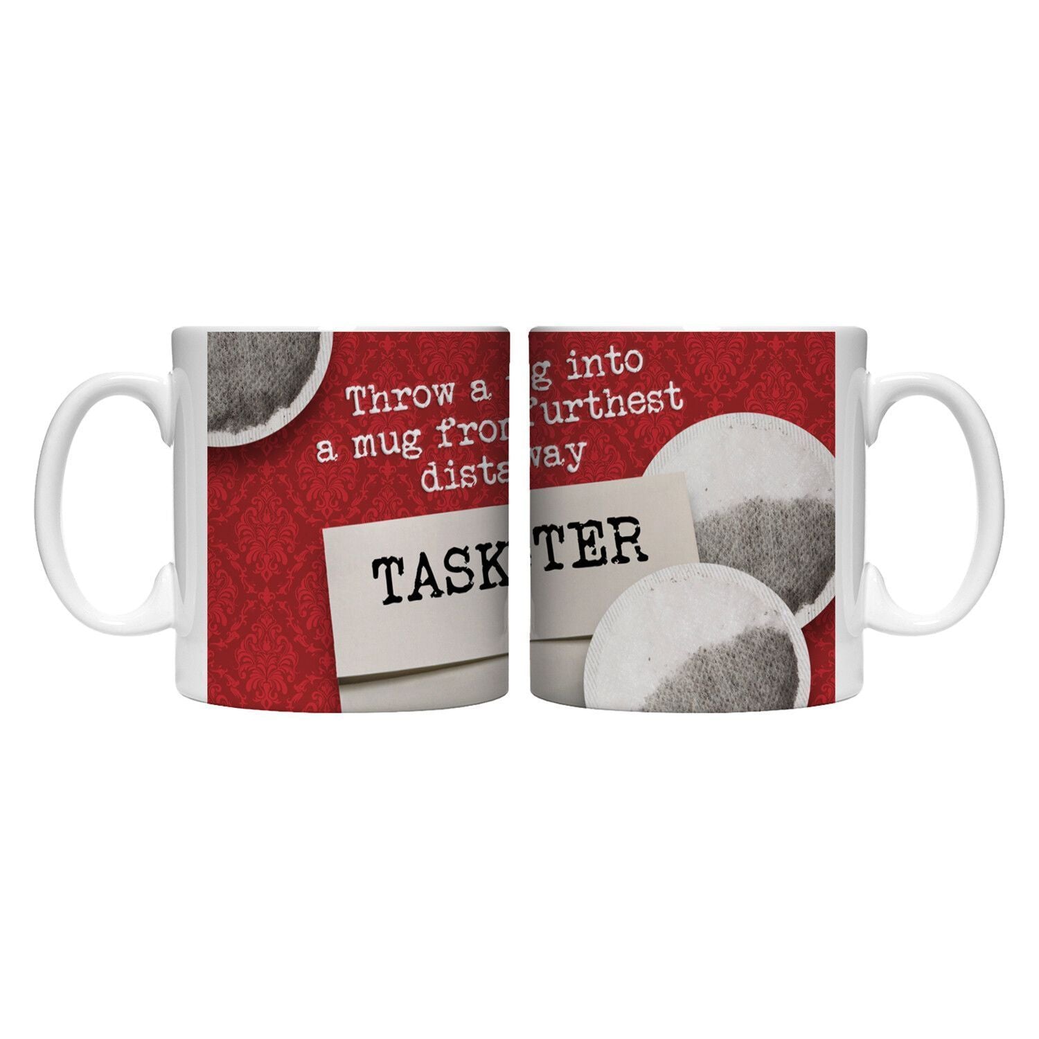 White Taskmaster Mug