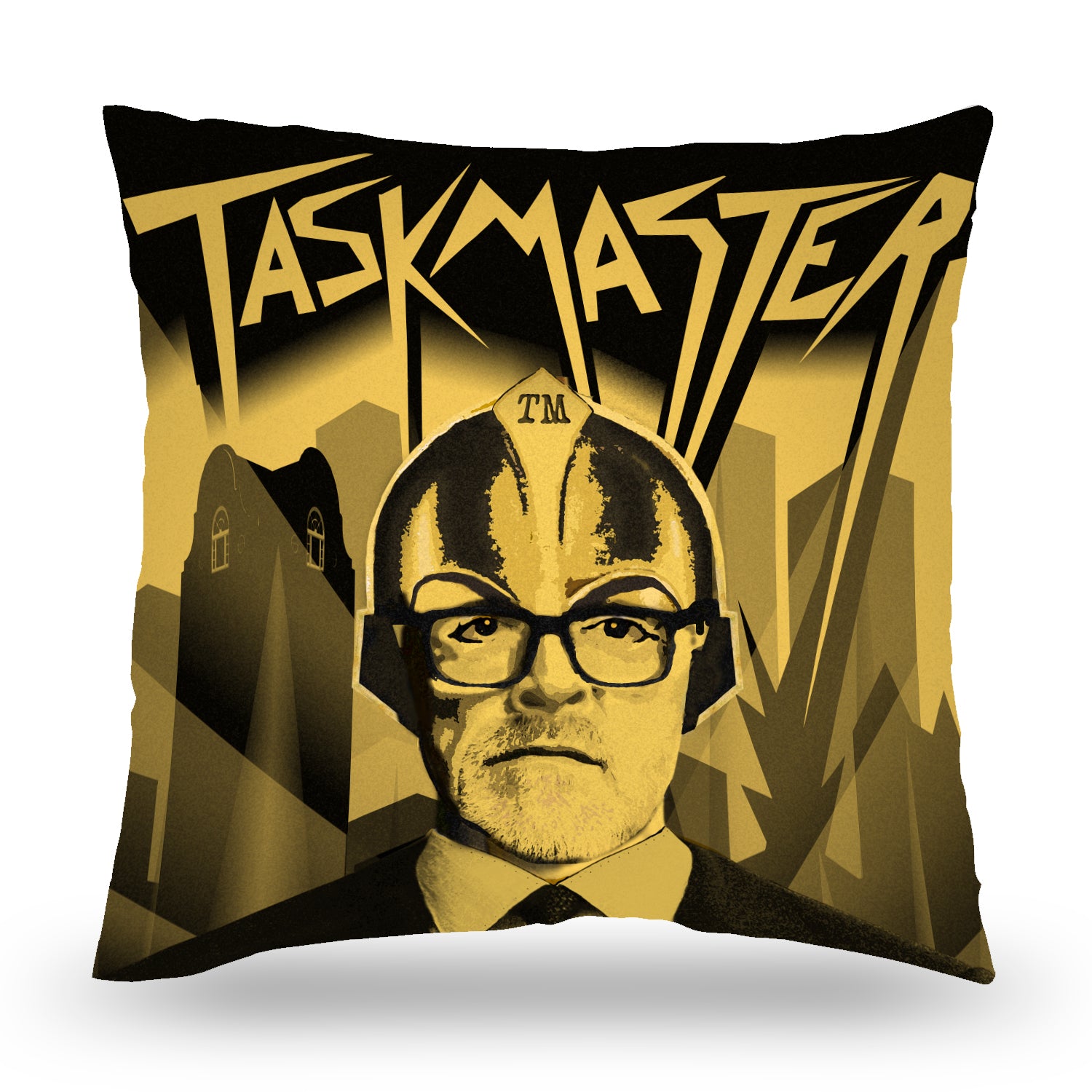taskmaster pictures Series 16 Cushion Metropolis Greg Davies