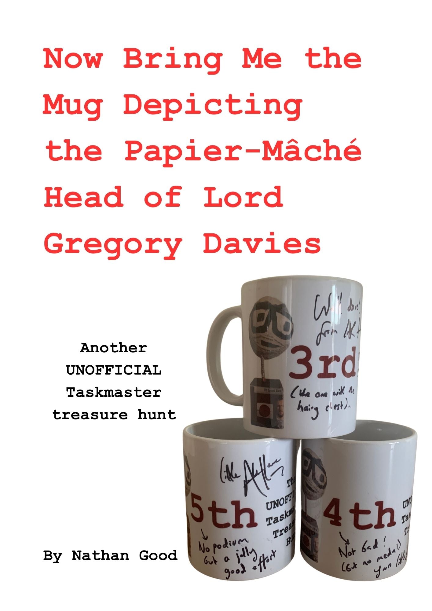 Taskmaster Charity book/PDF download treasure hunt V2 Taskmasterstore