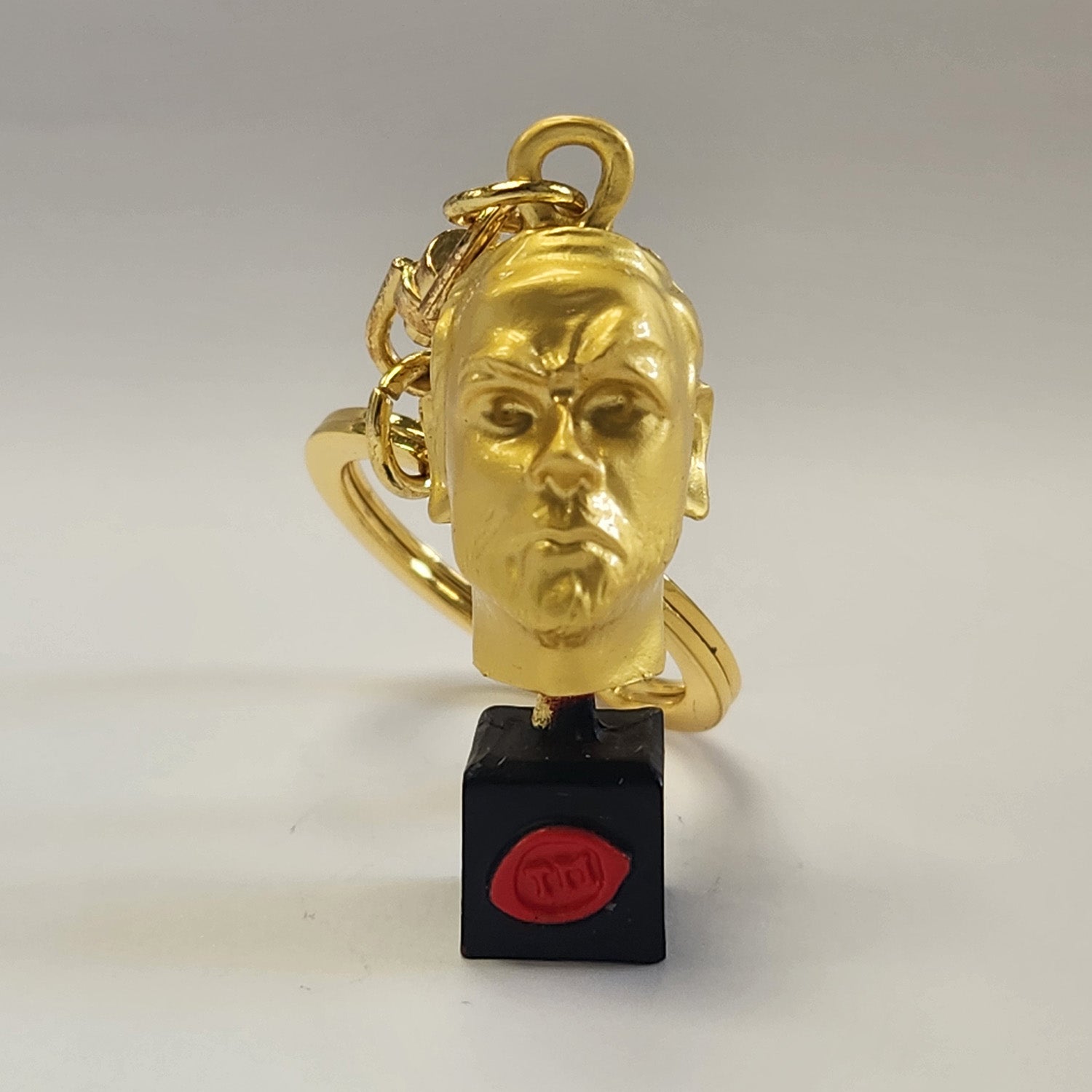 Taskmaster Trophy Replica Head Keyring Taskmasterstore