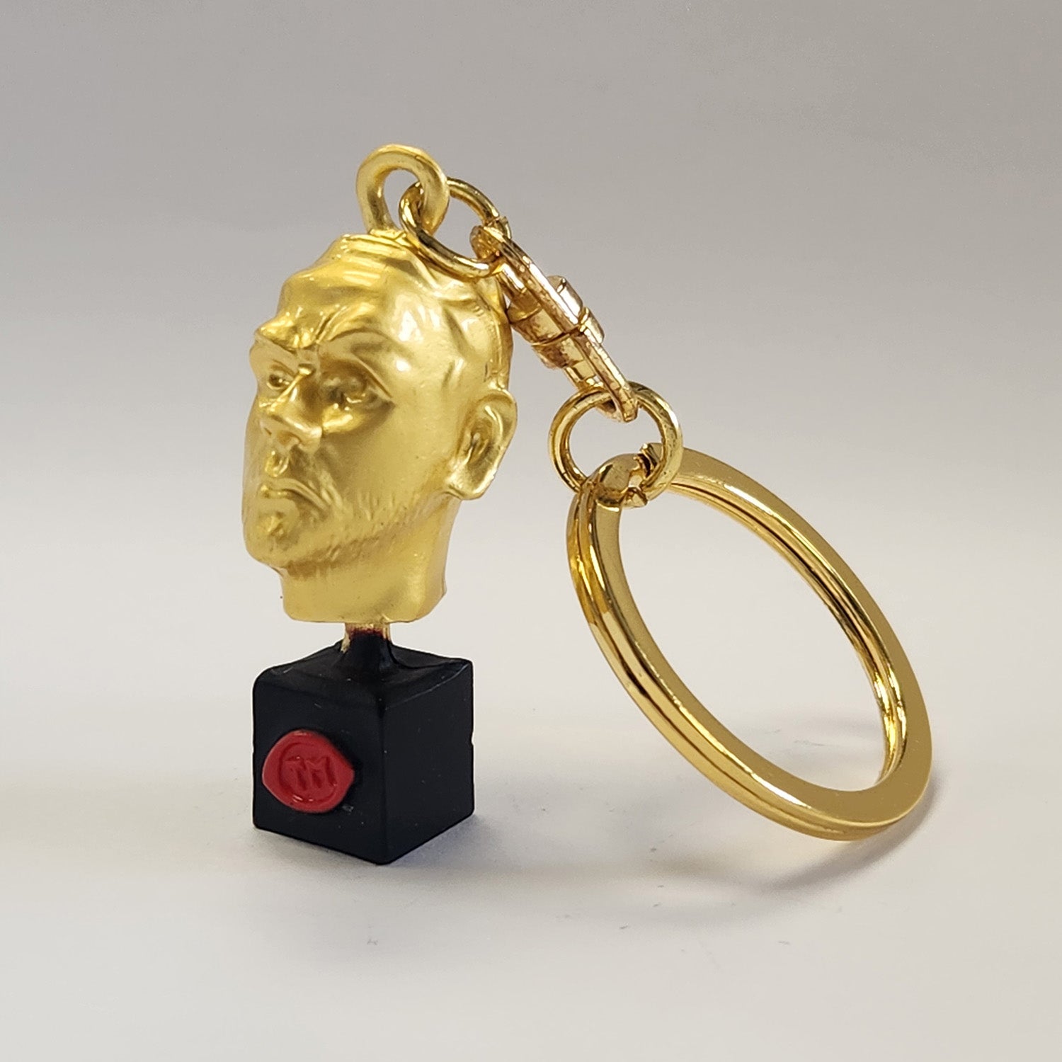 Taskmaster Trophy Replica Head Keyring Taskmasterstore