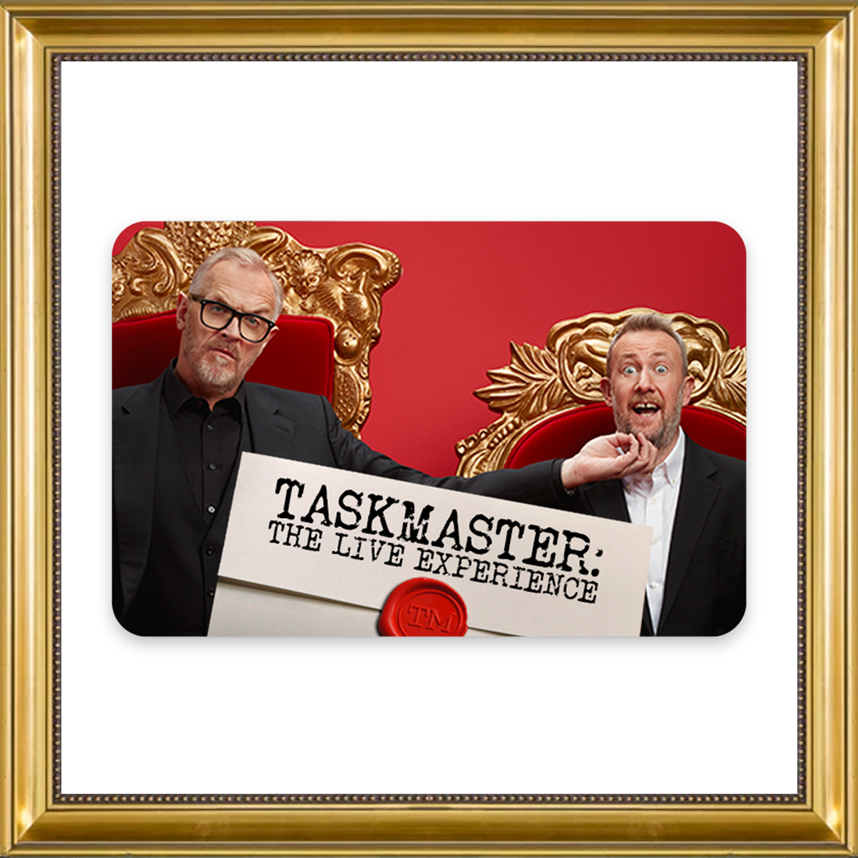 Taskmaster The Live Experience Gift Voucher Taskmasterstore