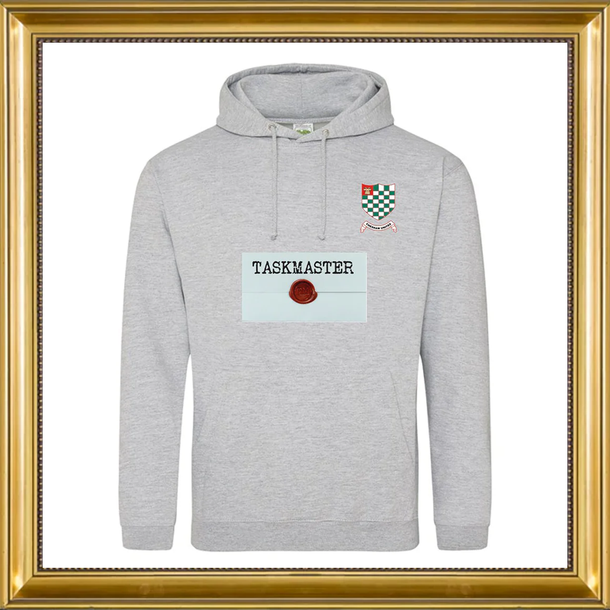 Chesham Utd Taskmaster Hoodie in Grey