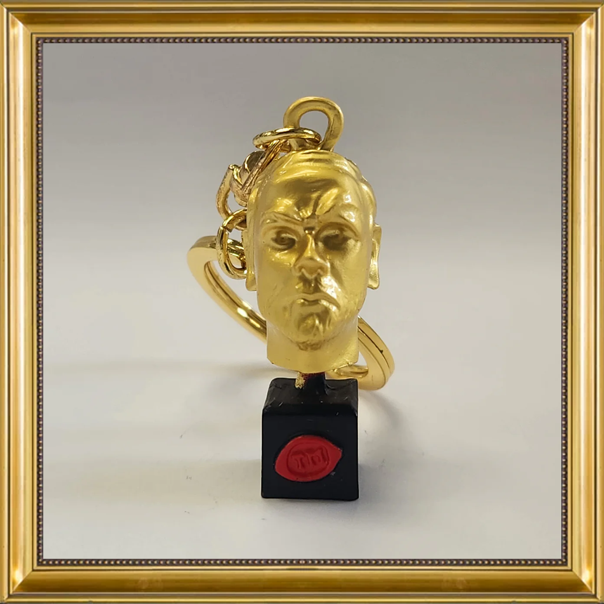 Taskmaster Trophy Replica Head Keyring Taskmasterstore