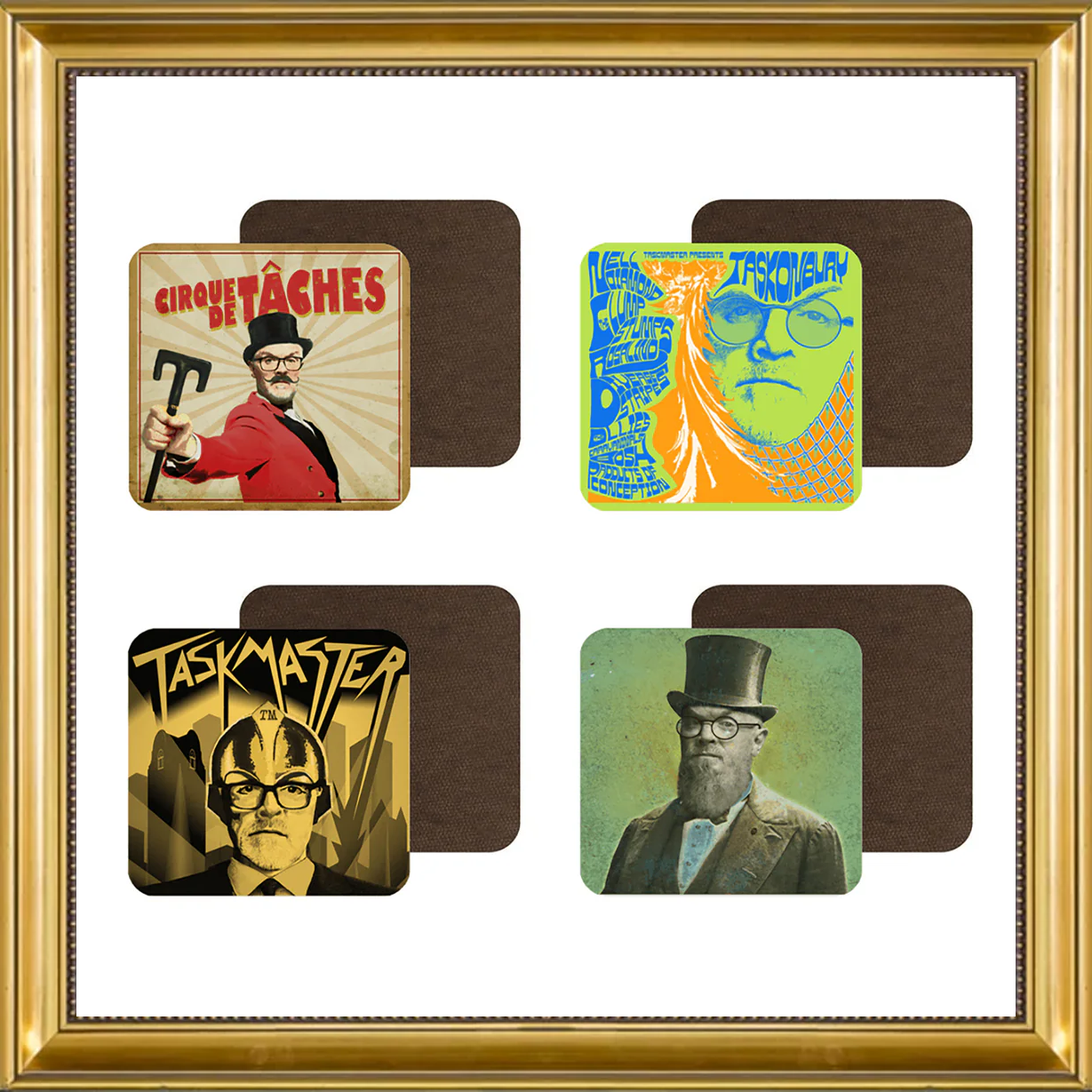 Series 14-15-16-17 Coasters (Pack of 4) Taskmasterstore