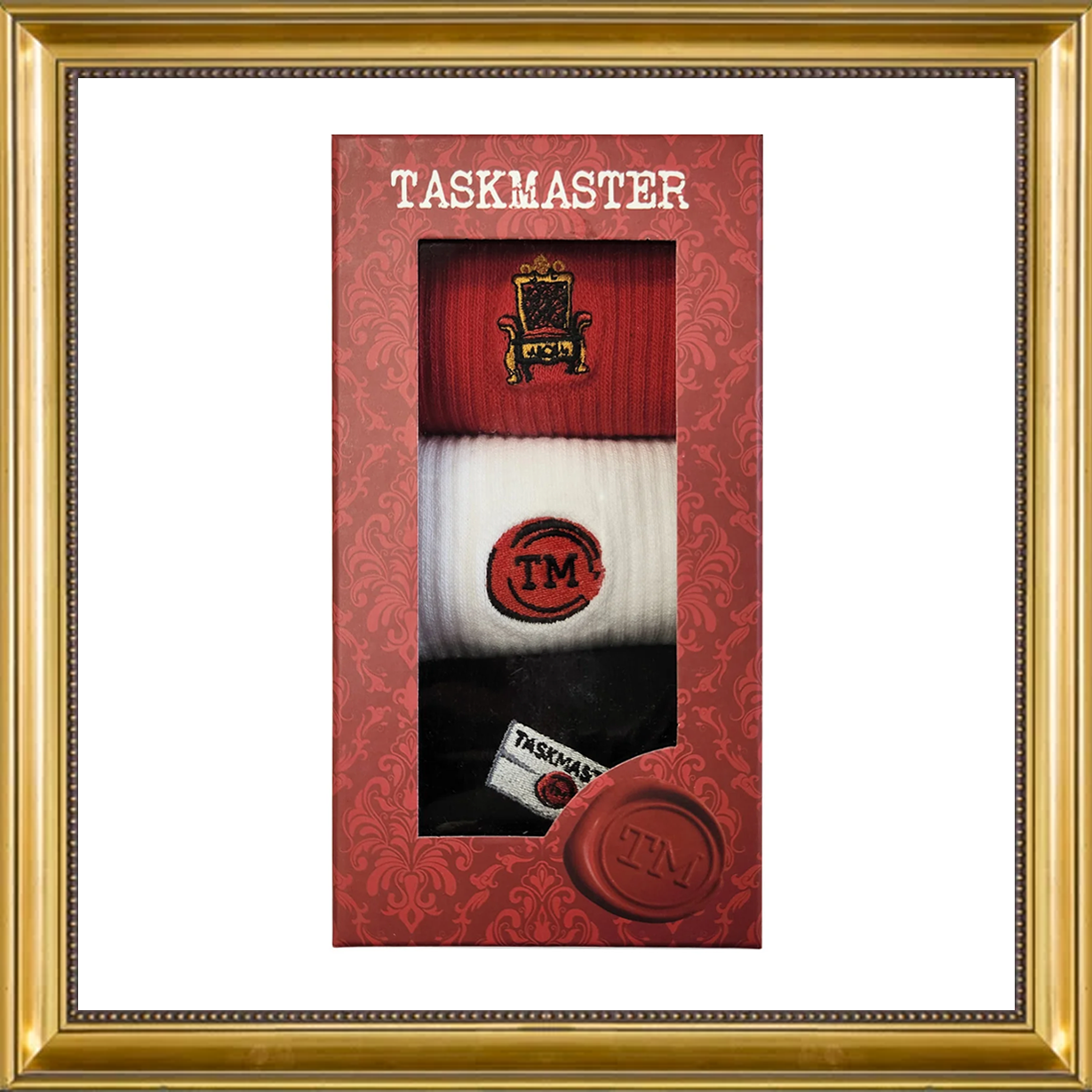 Taskmaster Three Sock Gift Box Taskmasterstore