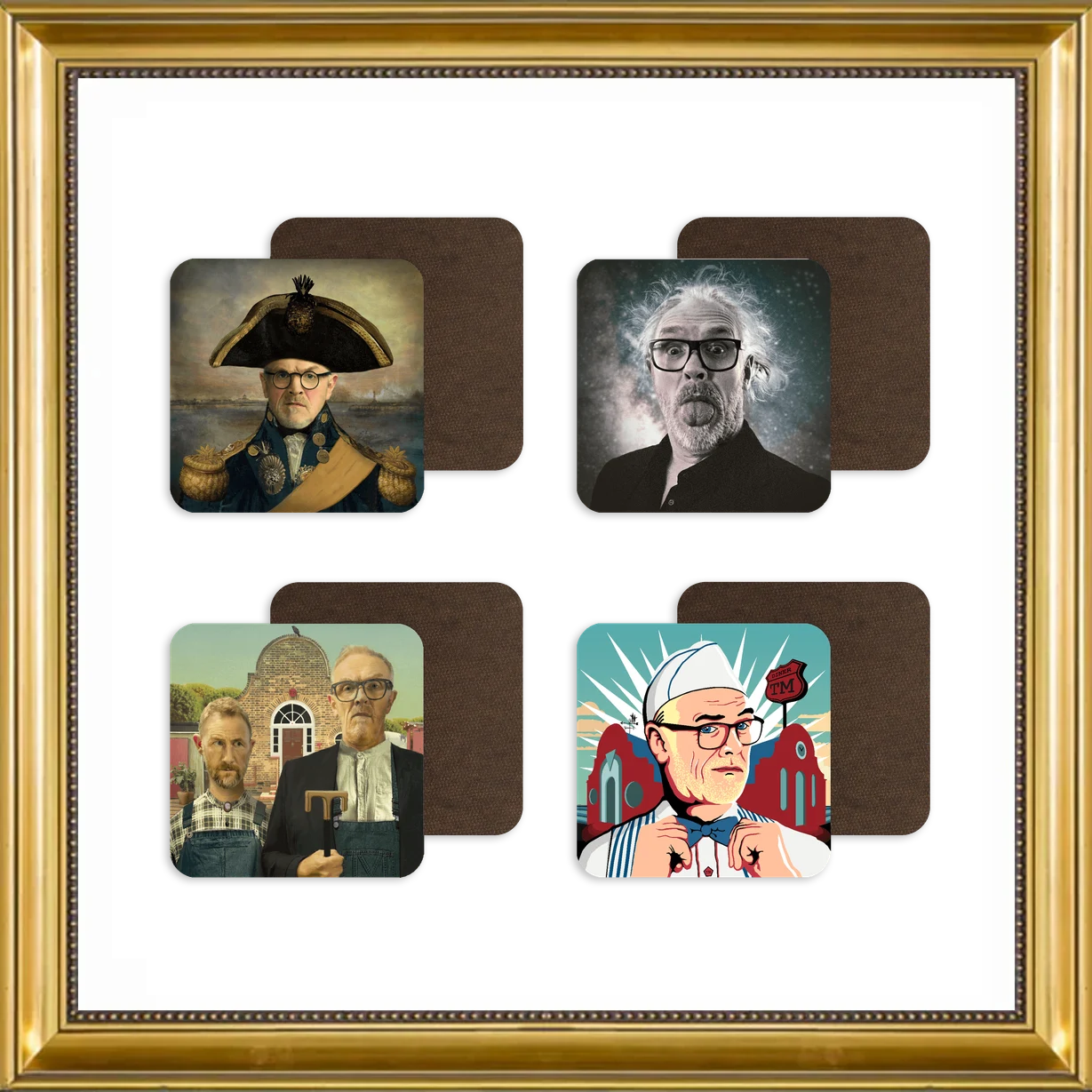 Series 18-19-20-21 coasters (Pack of 4)