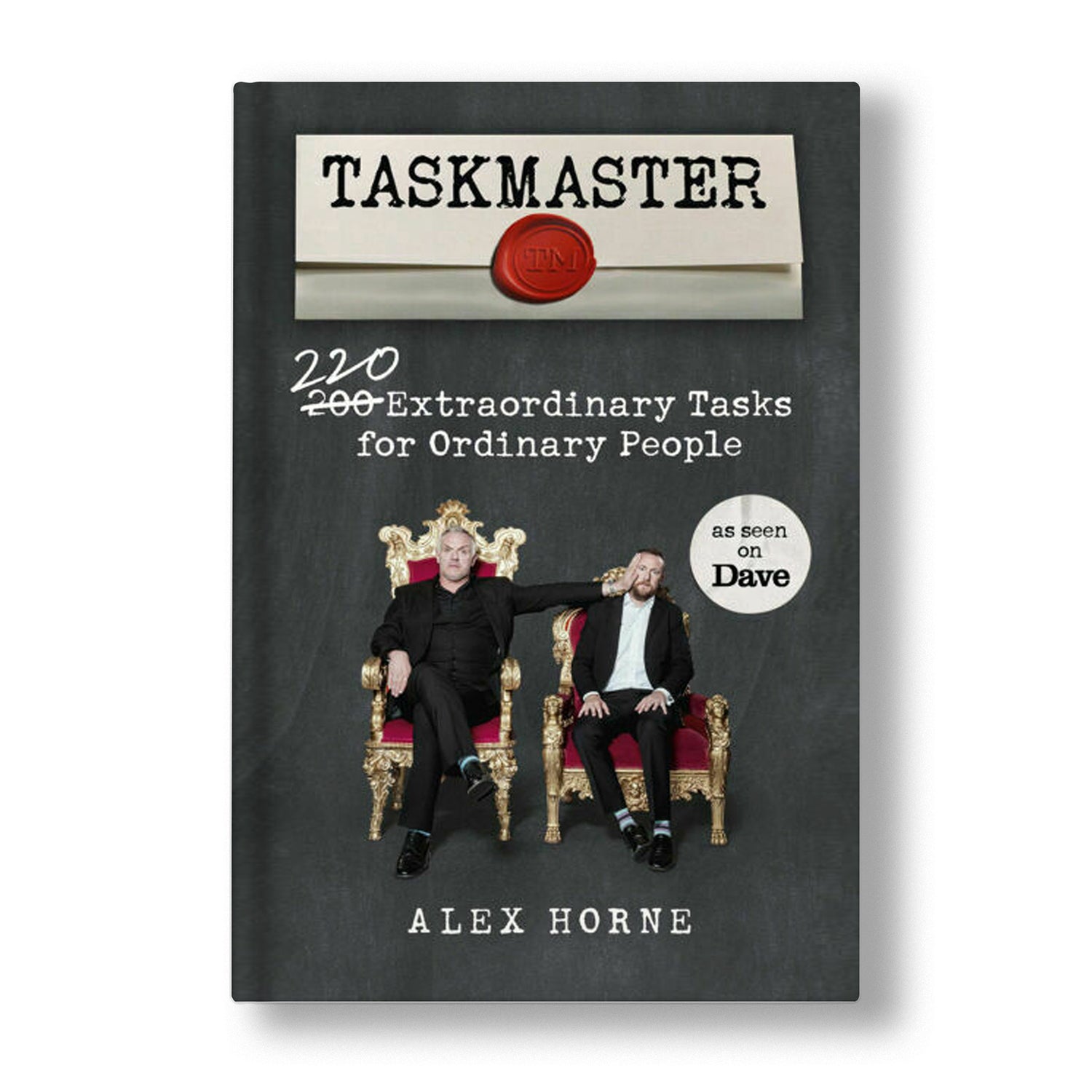 Taskmaster : 220 Extraordinary Tasks for Ordinary People Book Taskmasterstore