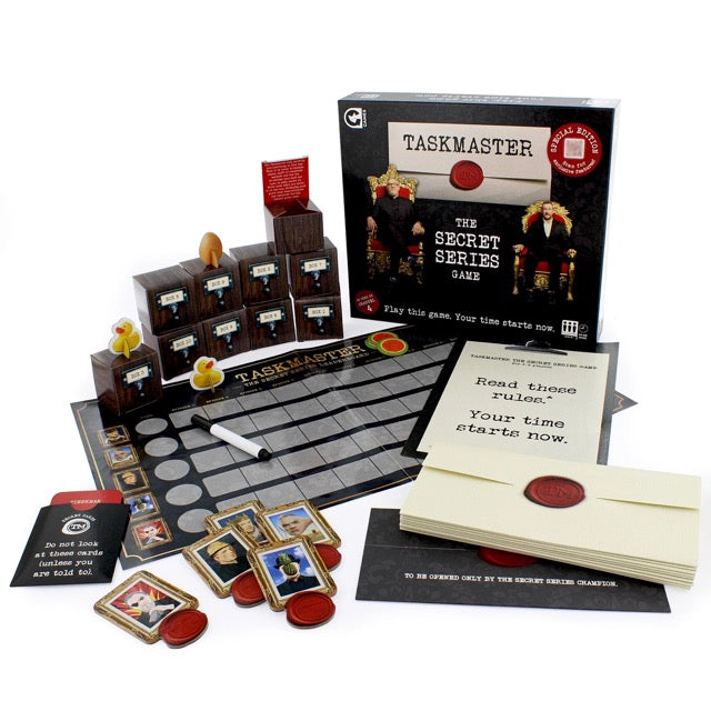 Uk Taskmaster Box Set Taskmaster Secret Series Game - Taskmasterstore