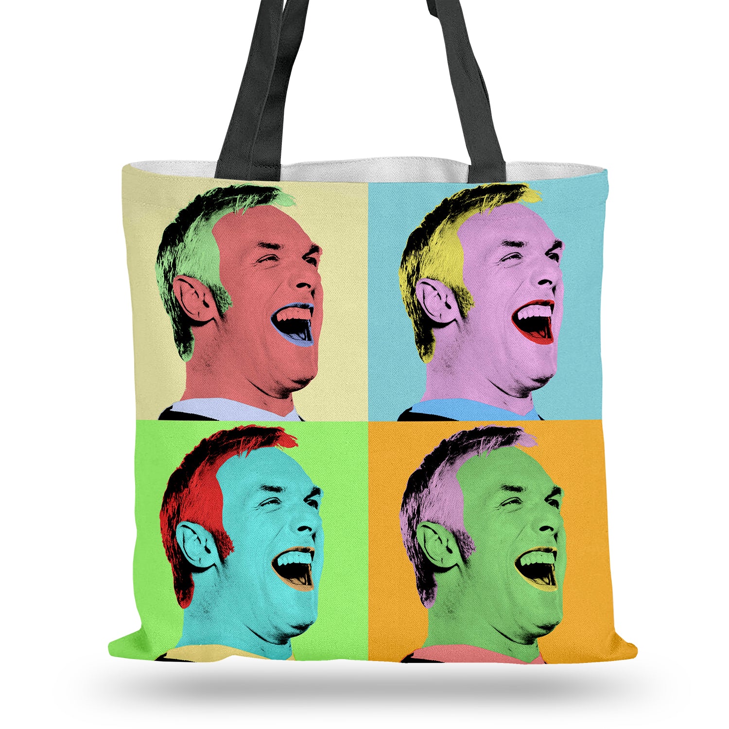 Series 1 Shopper Bag Warhol Greg Davies Taskmasterstore