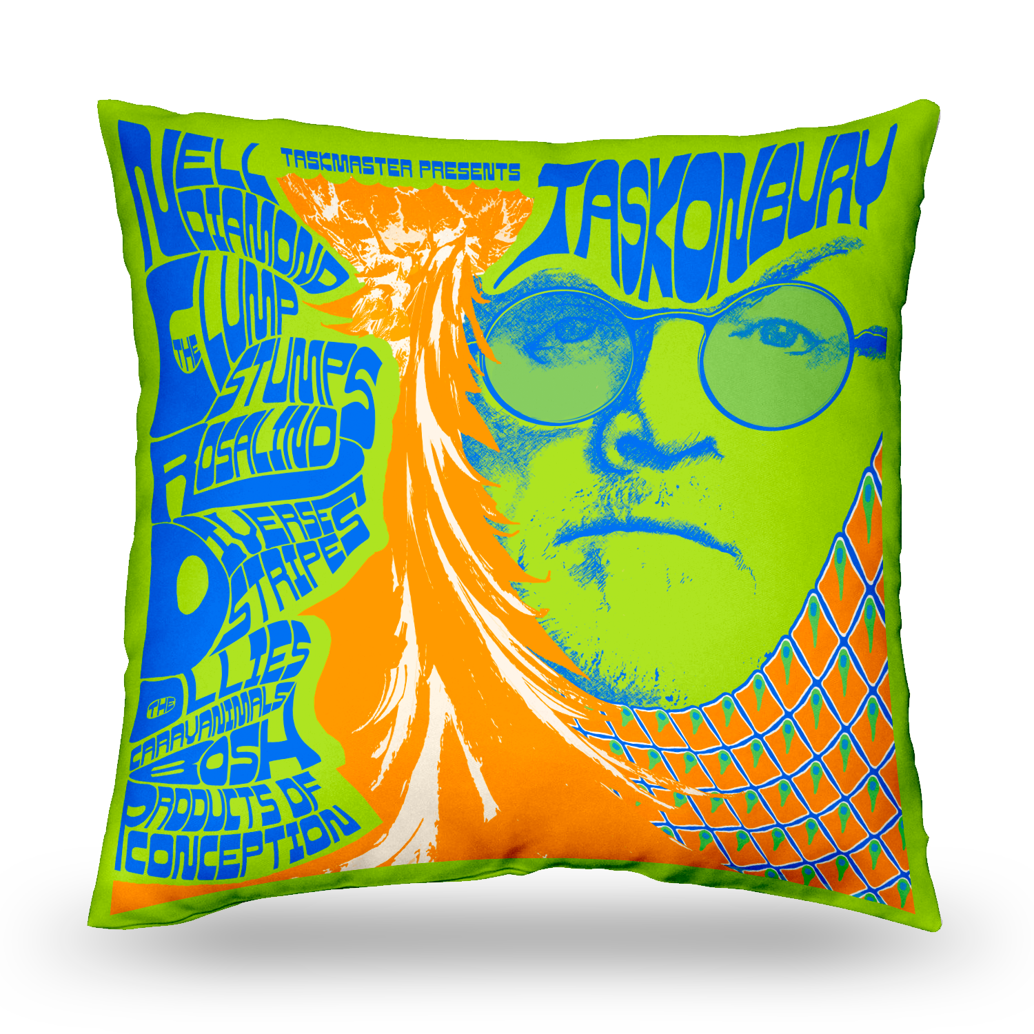 Series 15 Cushion Psychedelic Greg Davies