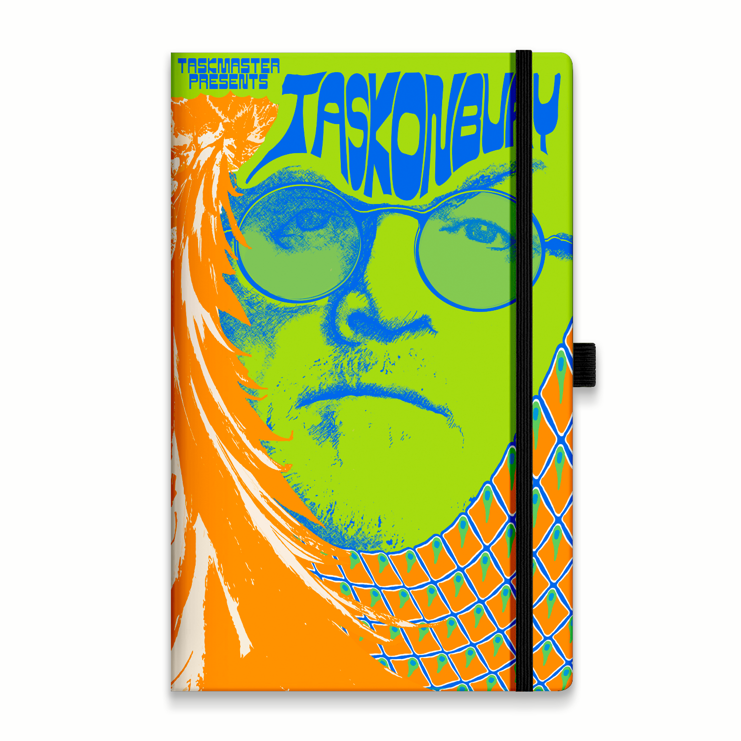 taskmaster pictures Series 15 Notebook Psychedelic Greg Davies