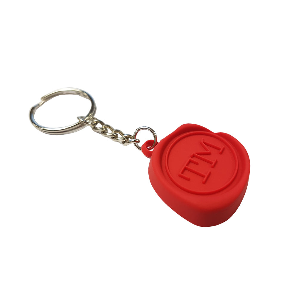 Backtozero Message Enamel Wax Seal Charm Keychain