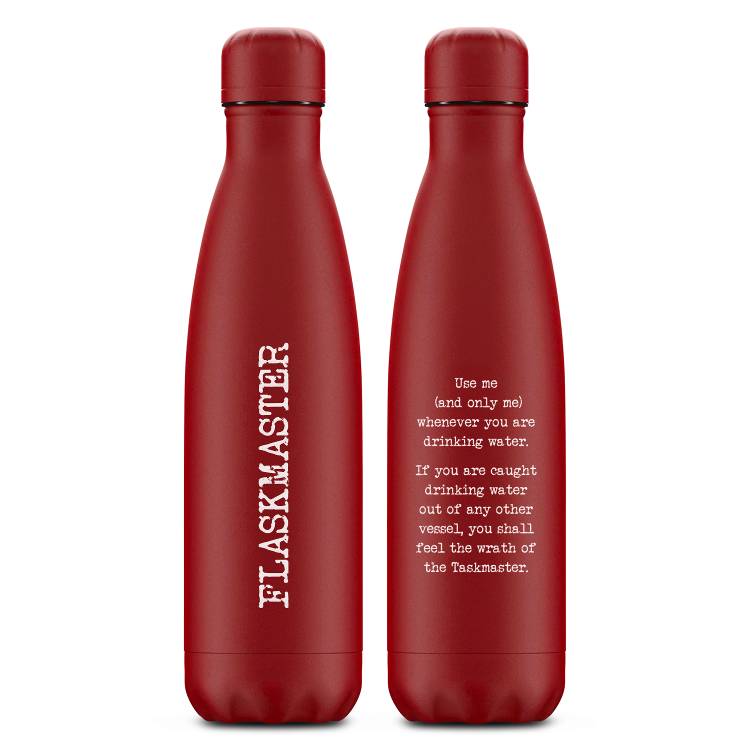 Taskmaster Metal Water Bottle Taskmasterstore